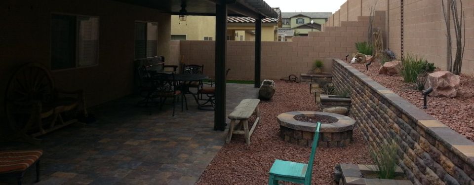 Retaining Walls Solve Las Vegas Yard Problems